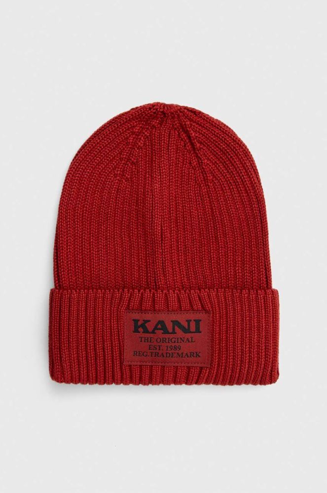Шапка Karl Kani колір червоний