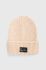 Шапка Karl Kani колір бежевий з товстого трикотажу (3650586)