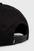 Бавовняна бейсболка Vans колір чорний з аплікацією (3437516)