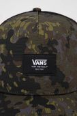 Кепка Vans колір зелений візерунок (3419560)