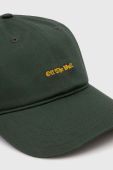 Бавовняна бейсболка Vans колір зелений з аплікацією (3419566)