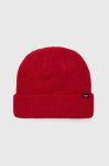 Шапка Vans колір червоний з товстого трикотажу (3546429)