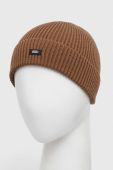 Шапка Vans колір коричневий з товстого трикотажу (3546432)