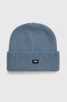 Шапка Vans з тонкого трикотажу колір блакитний (3564022)