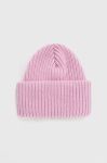 Шапка Houdini Big колір рожевий з товстого трикотажу вовна