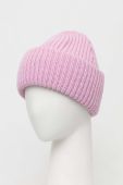 Шапка Houdini Big колір рожевий з товстого трикотажу вовна