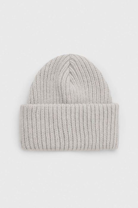 Шапка Houdini Big колір сірий з товстого трикотажу вовна
