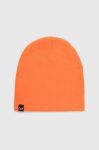 Шапка Salewa Sella Ski колір помаранчевий з тонкого трикотажу вовна
