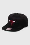 Кепка Mitchell&Ness CHICAGO BULLS колір чорний з аплікацією