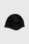 Шапка On-running Lumos колір чорний з тонкого трикотажу