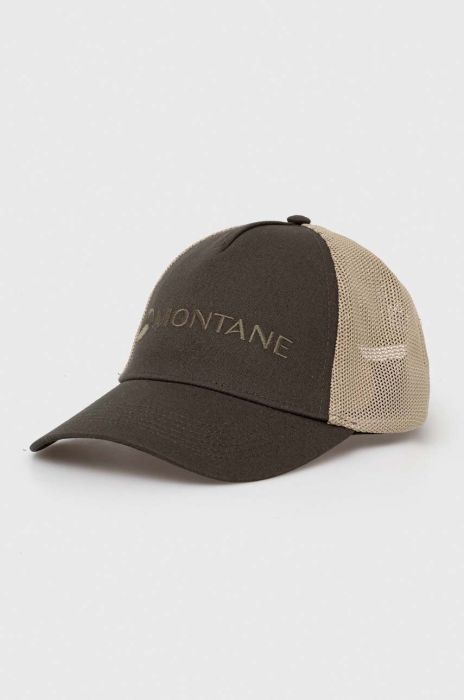 Кепка Montane Basecamp Mono колір зелений з аплікацією