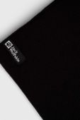 Шапка Jack Wolfskin колір чорний з товстого трикотажу (3537682)