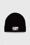 Шапка Jack Wolfskin колір чорний з товстого трикотажу