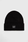 Шапка Colourwear колір чорний з тонкого трикотажу