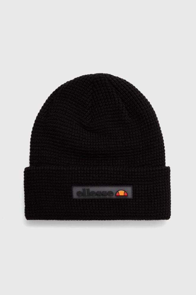 Шапка Ellesse колір чорний з товстого трикотажу (3613755)