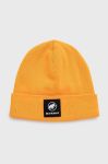 Шапка Mammut Fedoz колір помаранчевий з тонкого трикотажу