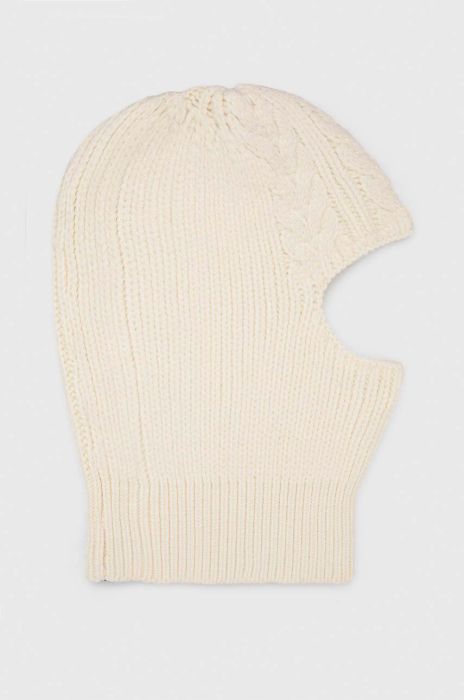 Капор з домішкою вовни Bomboogie колір бежевий (3550360)