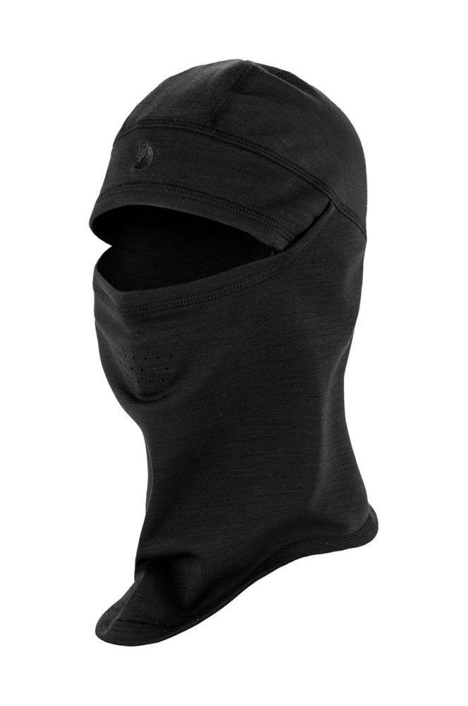 Капор з домішкою вовни Fjallraven Keb Fleece Balaclava колір чорний