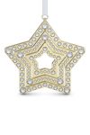 Декоративна підвіска Swarovski Holiday Magic Star L колір срібний