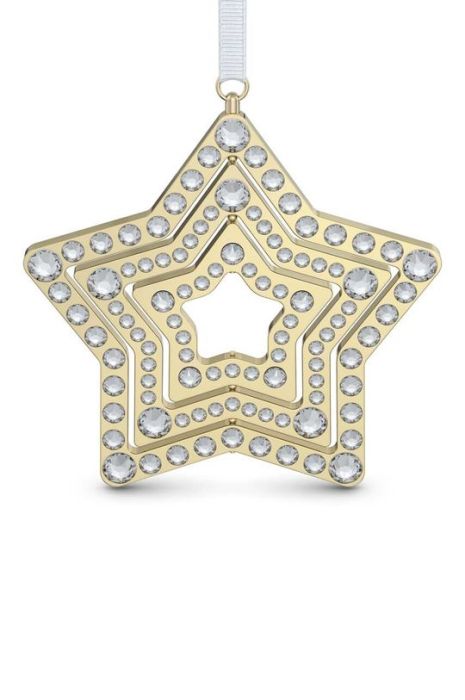 Декоративна підвіска Swarovski Holiday Magic Star L колір срібний