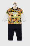 Дитячий бавовняний костюм Guess колір барвистий (3296618)