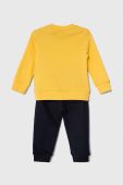 Дитячий бавовняний костюм Guess колір жовтий