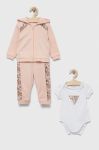 Комплект для немовлят Guess колір рожевий (3329865)