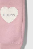 Дитячий бавовняний костюм Guess колір рожевий (3605561)