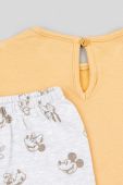 Дитячий бавовняний комплект zippy колір жовтий (3691056)