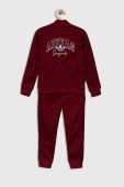 Дитячий спортивний костюм adidas Originals колір бордовий