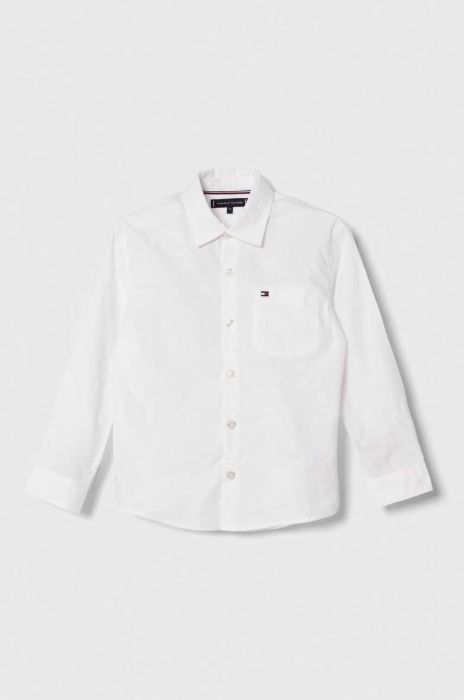 Дитяча бавовняна сорочка Tommy Hilfiger колір білий (3462041)