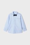 Дитяча бавовняна сорочка Mayoral колір блакитний (3422070)