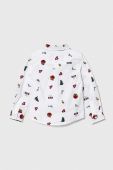 Дитяча бавовняна сорочка Guess колір білий (3681054)
