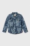 Дитяча джинсова сорочка Guess колір блакитний (3681065)