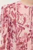 Блузка Guess жіноча колір рожевий візерунок (3381214)