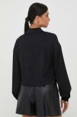 Сорочка Guess жіноча колір чорний relaxed класичний комір (3408939)