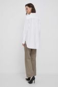 Бавовняна сорочка Tommy Hilfiger жіноча колір білий relaxed класичний комір (3338204)