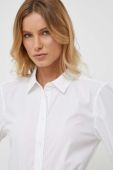 Бавовняна сорочка Tommy Hilfiger жіноча колір білий relaxed класичний комір (3369393)