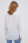 Бавовняна сорочка Lauren Ralph Lauren жіноча колір білий regular класичний комір