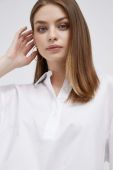 Бавовняна блузка Dkny жіноча колір білий
