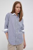 Бавовняна сорочка Polo Ralph Lauren жіноча regular класичний комір колір барвистий (3391012)