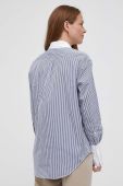Бавовняна сорочка Polo Ralph Lauren жіноча regular класичний комір колір барвистий (3391012)