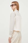Сорочка Pepe Jeans жіноча колір бежевий relaxed класичний комір