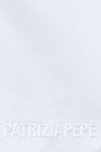 Сорочка Patrizia Pepe жіноча колір білий relaxed класичний комір (3394119)