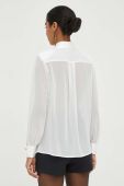Сорочка Elisabetta Franchi жіноча колір білий regular класичний комір