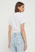 Бавовняна сорочка Guess Originals жіноча колір білий regular класичний комір