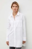 Бавовняна сорочка Herskind жіноча колір білий relaxed класичний комір (3682261)