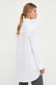 Бавовняна сорочка Herskind жіноча колір білий relaxed класичний комір (3682261)
