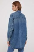 Джинсова сорочка Pepe Jeans Audrey жіноча relaxed класичний комір колір блакитний