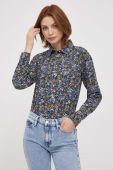Бавовняна сорочка Pepe Jeans жіноча regular класичний комір колір барвистий (3588236)